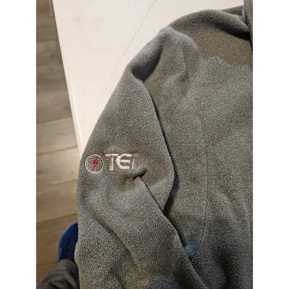 The North Face Men's Glacier Fleece Full Zip Jacket XL Gray Pockets (A1121) - Picture 5 of 8